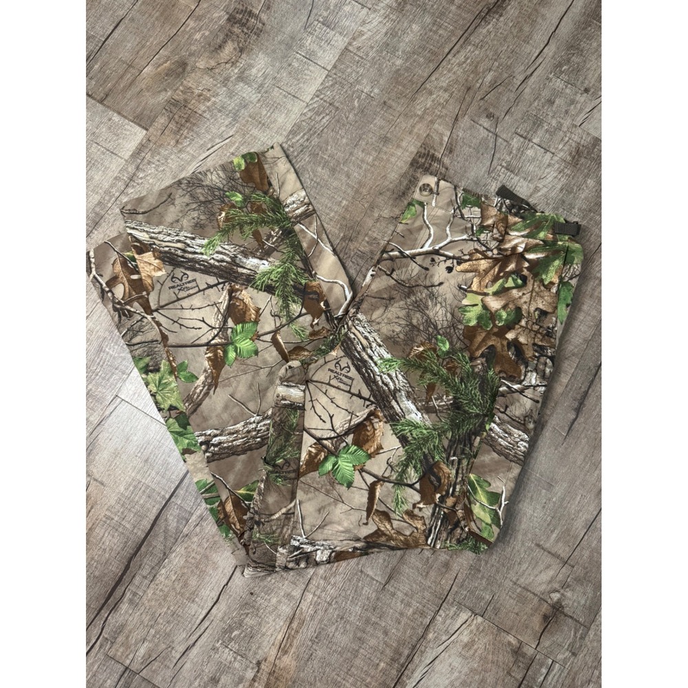 Game Winner Green Camo Convertible Zip Off Cargo Pants Mens Hunting Hiking